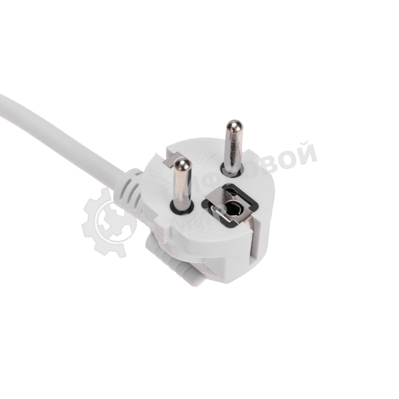 Удлинитель STANDARD 3 гнезда, 5м, 3х1,0мм², с/з, с выключателем, белый REXANT