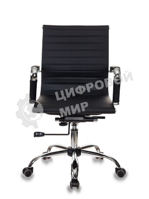 Кресло Бюрократ CH-883-LOW/BLACK черный, экокожа
