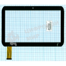 Сенсорное стекло (тачскрин) HN10001 (247x160 мм), черное