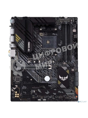 Материнская плата ASUS TUF GAMING B550-PLUS, AM4, AMD B550, 4xDDR4, 6xSATA, 2xM.2, 1xPCIe 4.0 x16, 1xPCIe 3.0 x16, 3xPCIe x1, 1xHDMI, 1xDP, 1x 2.5Gb LAN, 4xUSB-A 3.2 Gen 1, 1xUSB-A 3.2 Gen 2, 2xUSB-A 2.0, 1xUSB-C 3.2 Gen 2, 5x3.5 мм, 7.1, ATX