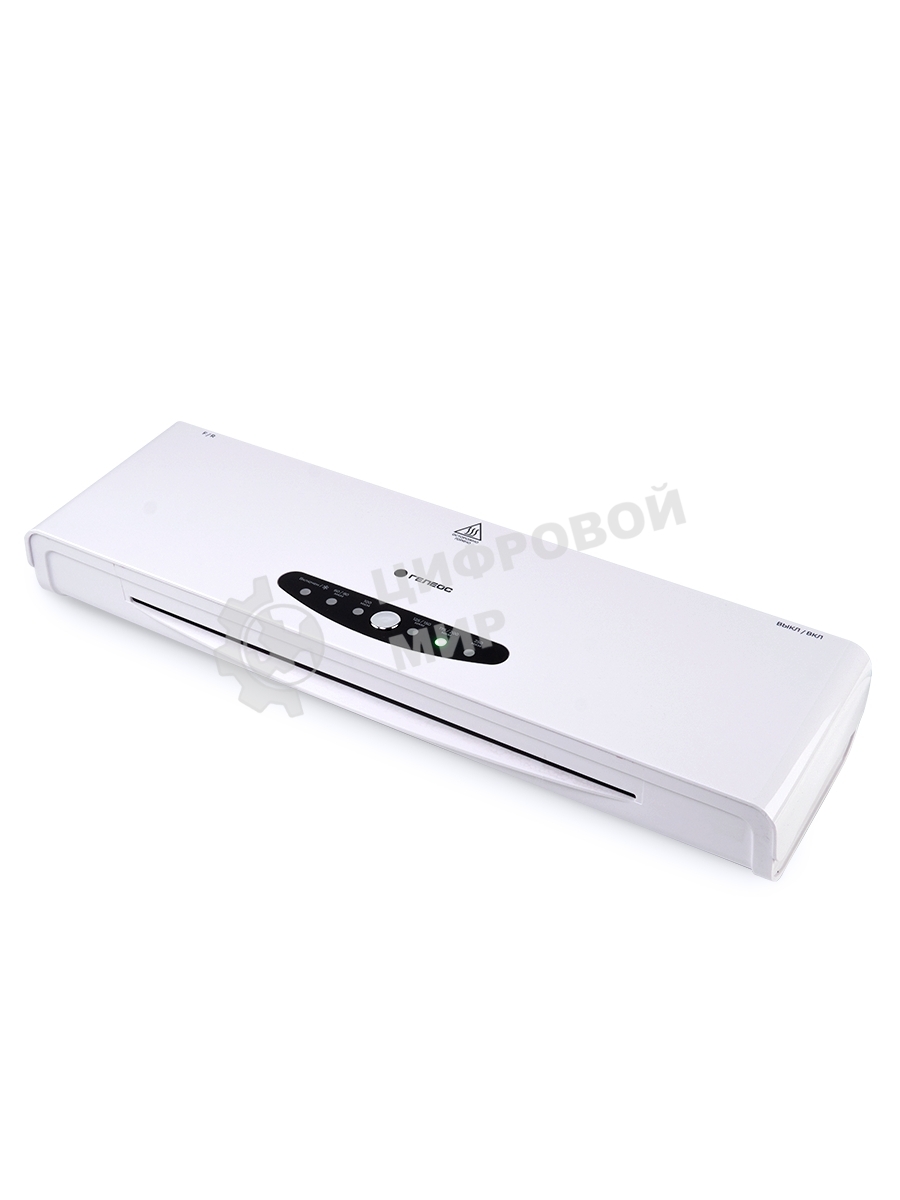 Ламинатор Гелеос ЛМА34В белый/черный A3 (60-250мкм) 30 см/мин (4 вал.) хол.лам. лам.фото реверс