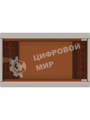 Шкаф коммутационный Suprlan (05-1060) настенный 6U 600x350 мм пер. дв. стекл направл. под закл. гайки 70 кг RAL 7035 285 мм 13.3 кг 360 мм