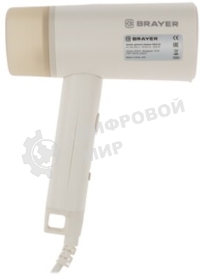 Отпариватель Brayer BR4130 бежевый, 1200 Вт, 18 г/мин, 100 мл