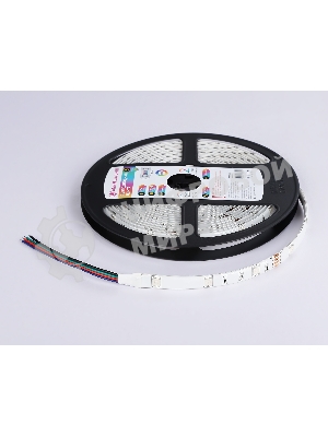 Светодиодная лента Ambrella light GS2301 5050 30Led/ 7.2W m/ 12V IP65 RGB/ 5000*10*2.87mm (4 конт.)