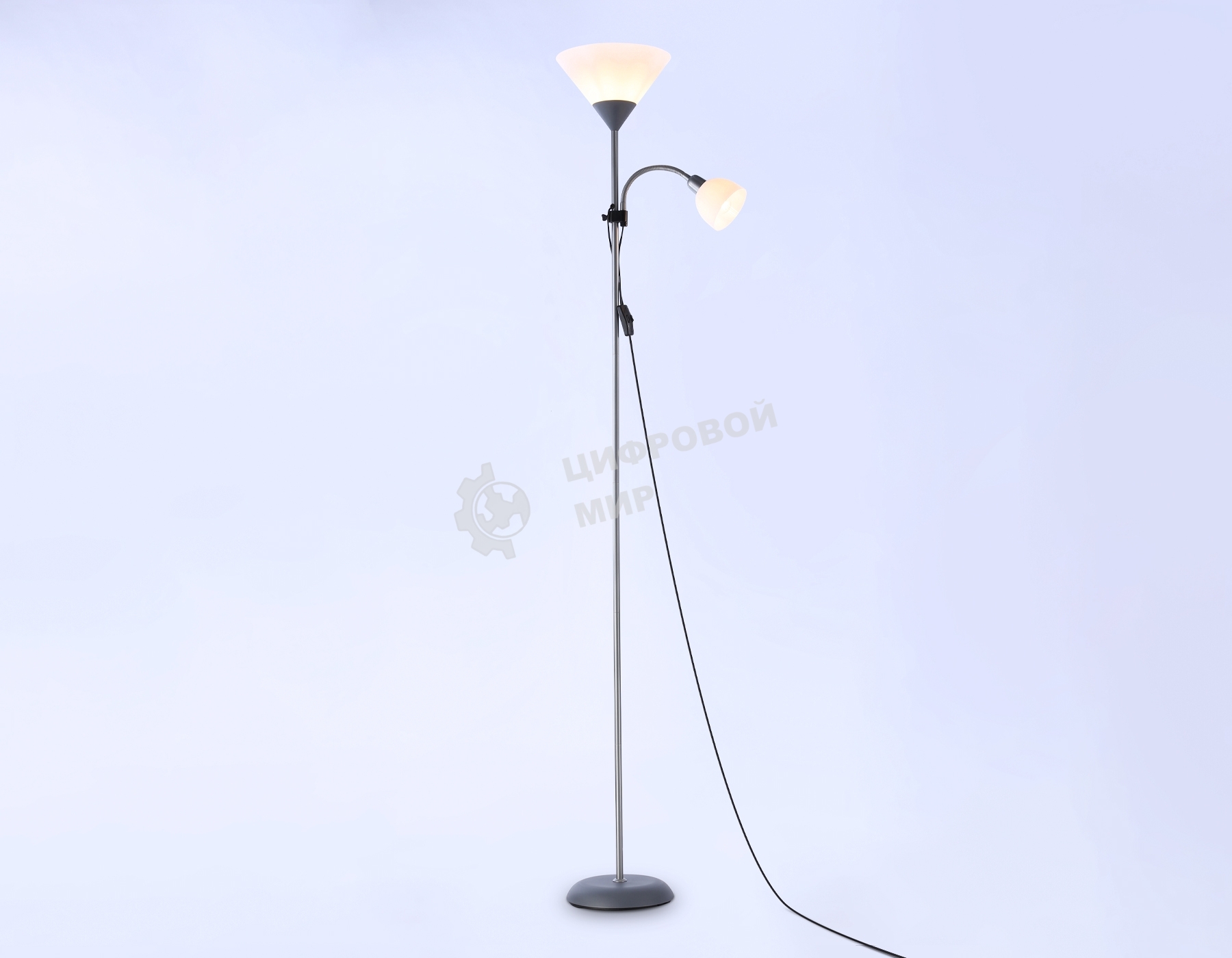Светильник Ambrella light TR97626/2 SL серебро E27+E14 max 40W D245/100*1770