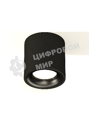 Светильник Ambrella Light XS7532021 SBK/PBK черный песок/черный полированный MR16 GU5.3 (C7532, N7011)