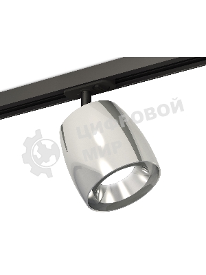 Светильник Ambrella light XT1143001 PSL/SBK серебро полированное/черный песок MR16 GU5.3 (A2537, C1143, N7032)