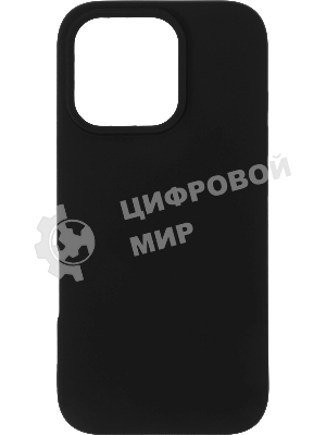 Чехол (клип-кейс) BoraSCO для Apple iPhone 16 Pro Microfiber Case черный (73691)