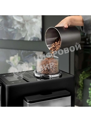 Кофемашина автоматическая DeLonghi EXAM440.55.B черный, исп. кофе - зерновой/молотый, 1.4 л, 1450 Вт, 19 бар