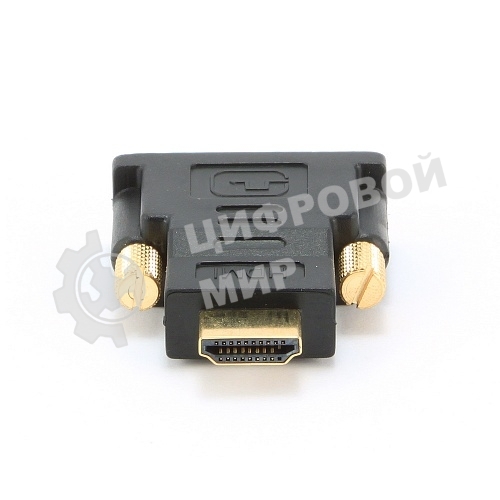 Адаптер (переходник) Gembird HDMI-DVI A-HDMI-DVI-1, 19M/19M, золотые разъемы, пакет