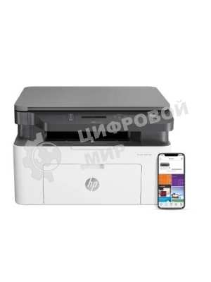 МФУ лазерное HP Laser MFP 137fnw (4ZB84A), A4, ч/б, печ. до 20 стр/мин., скан. до 15 стр/мин. (ч/б) 6 стр/мин. (цвет), 1200 x 1200 dpi (печать) 600x600dpi (скан.), USB, RJ-45, Wi-Fi, Air Print, Mopria