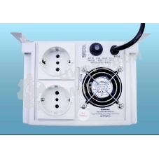 Стабилизатор напряжения Powerman AVS 1000P White (1000ВА,8А,КПД 98%, циф. индикация вх./вых. напряж.)