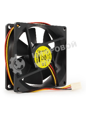Вентилятор для корпуса Gembird FANCASE черный, 80 мм, 2600 об/мин, 27 дБ, 3 pin