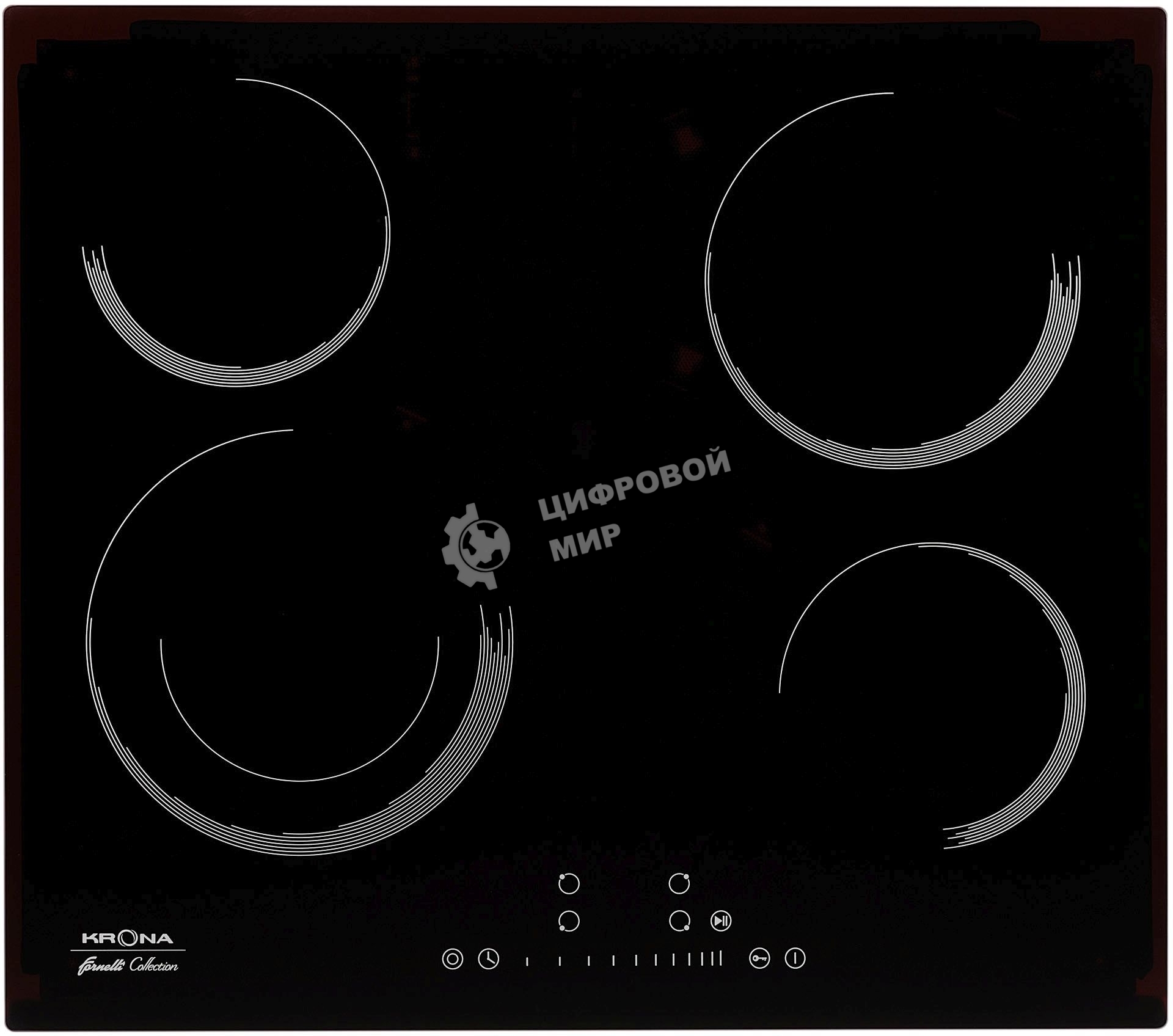 Варочная электрическая панель Krona ORSA 60 BL