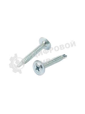 Саморез с прессшайбой Kranz ПШС сверло 4.2х32, короб (200 шт./уп.)