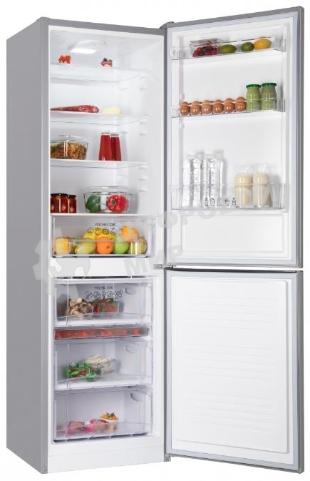 Холодильник Nordfrost NRB 152 X нержавеющая сталь двухкамерный 205/115 л морозилка снизу