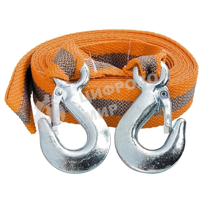 Трос буксировочный Stels 3,5 тонны, 2 крюка, пакет