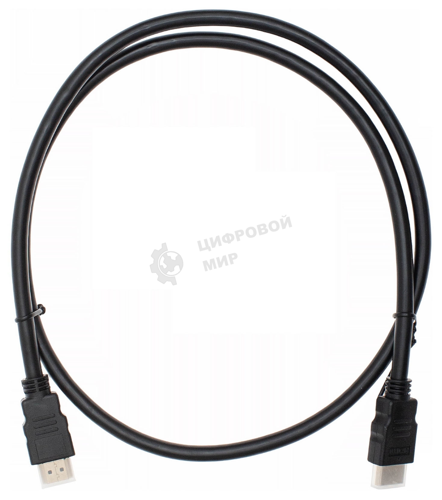 Кабель аудио-видео Cactus CS-HDMI.1.4-1 HDMI (m)/HDMI (m) 1м. позолоченные контакты черный