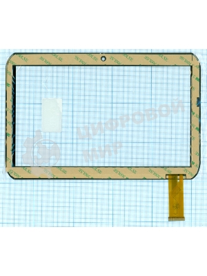Сенсорное стекло (тачскрин) HN10001 (247x160 мм), черное