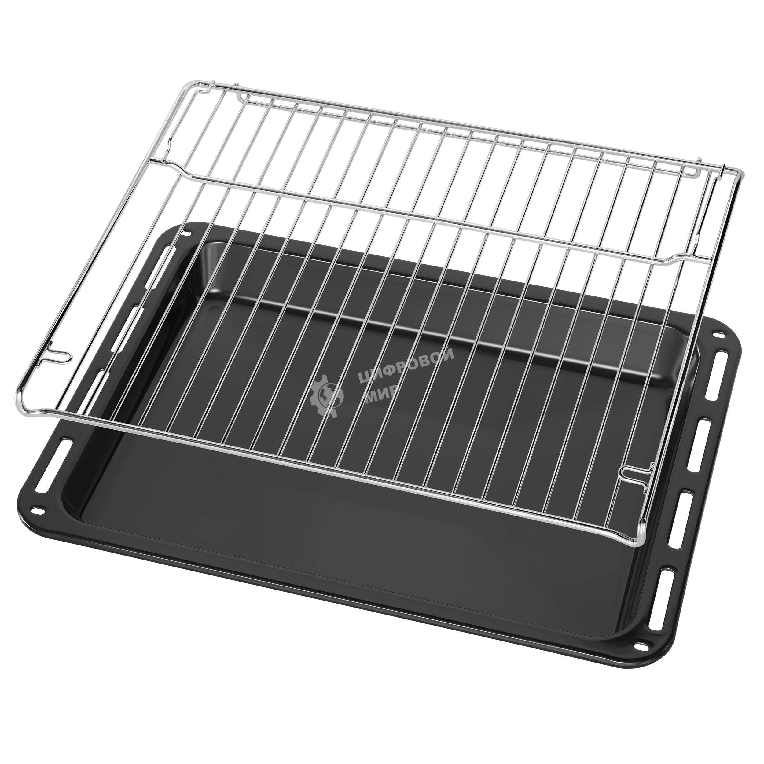 Шкаф духовой газовый с электрическим грилем Maunfeld MOGS703B2, встраиваемый