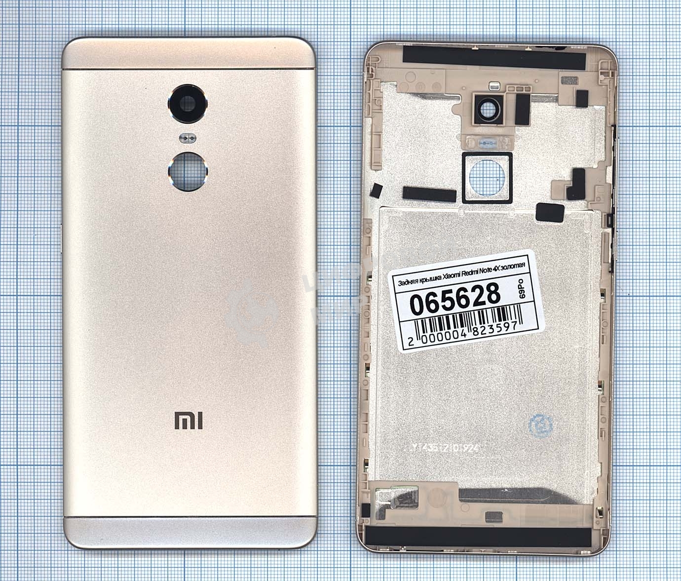 Задняя крышка для Xiaomi Redmi Note 4X золотой