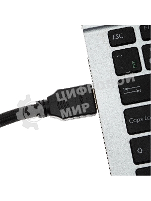 Кабель аудио-видео Cactus CS-HDMI.2-2 HDMI (m)/HDMI (m) 2м. позолоченные контакты черный