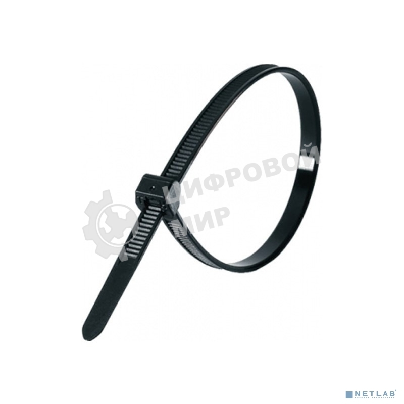 Хомут Smartbuy SBE-CT-48-300-b нейлоновый черный 4,8х300 (уп. 100 шт)