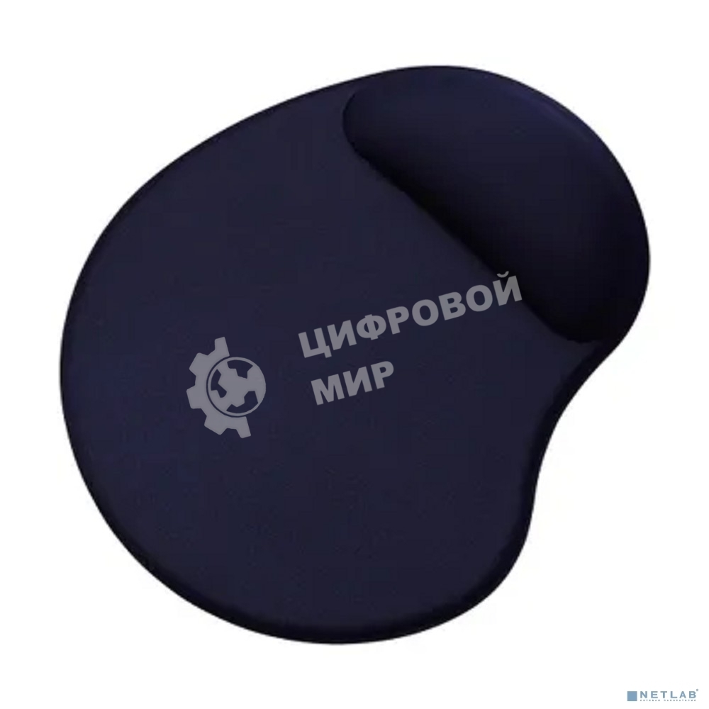 Коврик для мыши Buro гелевый, голубой, 230х205х25