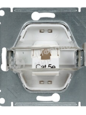 Механизм розетки комп. 1-м Glossa RJ45 CAT.5E перламутр SchE GSL000681K