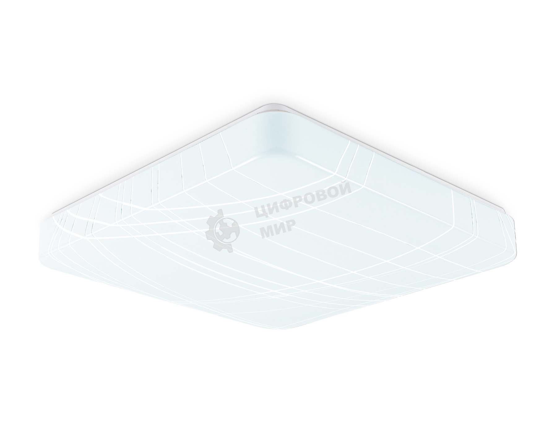 Потолочный светодиодный светильник Ambrella light FZ1152 WH белый 30W 6400K 370*370*85 (Без ПДУ)