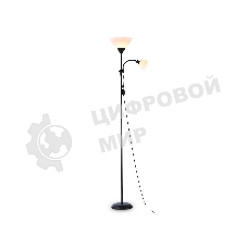Светильник Ambrella light TR97629/2 BK черный E27+E14 max 40W D245/100*1770