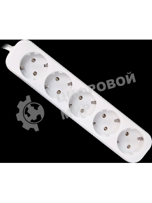 Удлинитель Defender E518 белый 1.8 м, 5 розеток 