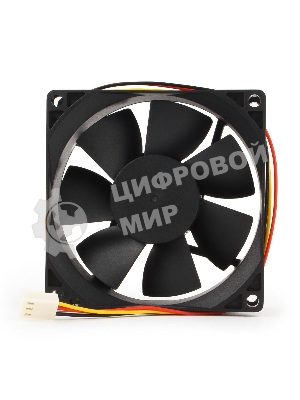 Вентилятор для корпуса Gembird FANCASE черный, 80 мм, 2600 об/мин, 27 дБ, 3 pin