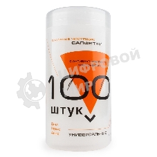 Чистящие средства Konoos KBU-100 Салфетки для комп. техники в банке, 100 шт.