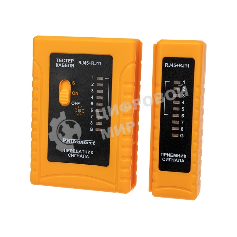 Тестер кабеля PROconnect RJ-45+RJ-11 468