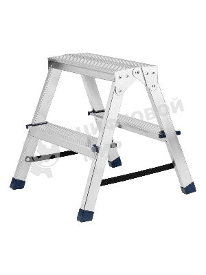 Стремянка Сибртех двусторонняя 2ст., алюминиевая