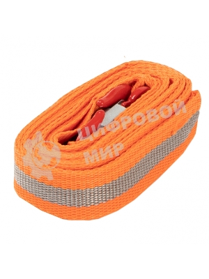 Трос буксировочный Stels 5 тонн, 2 крюка, пакет