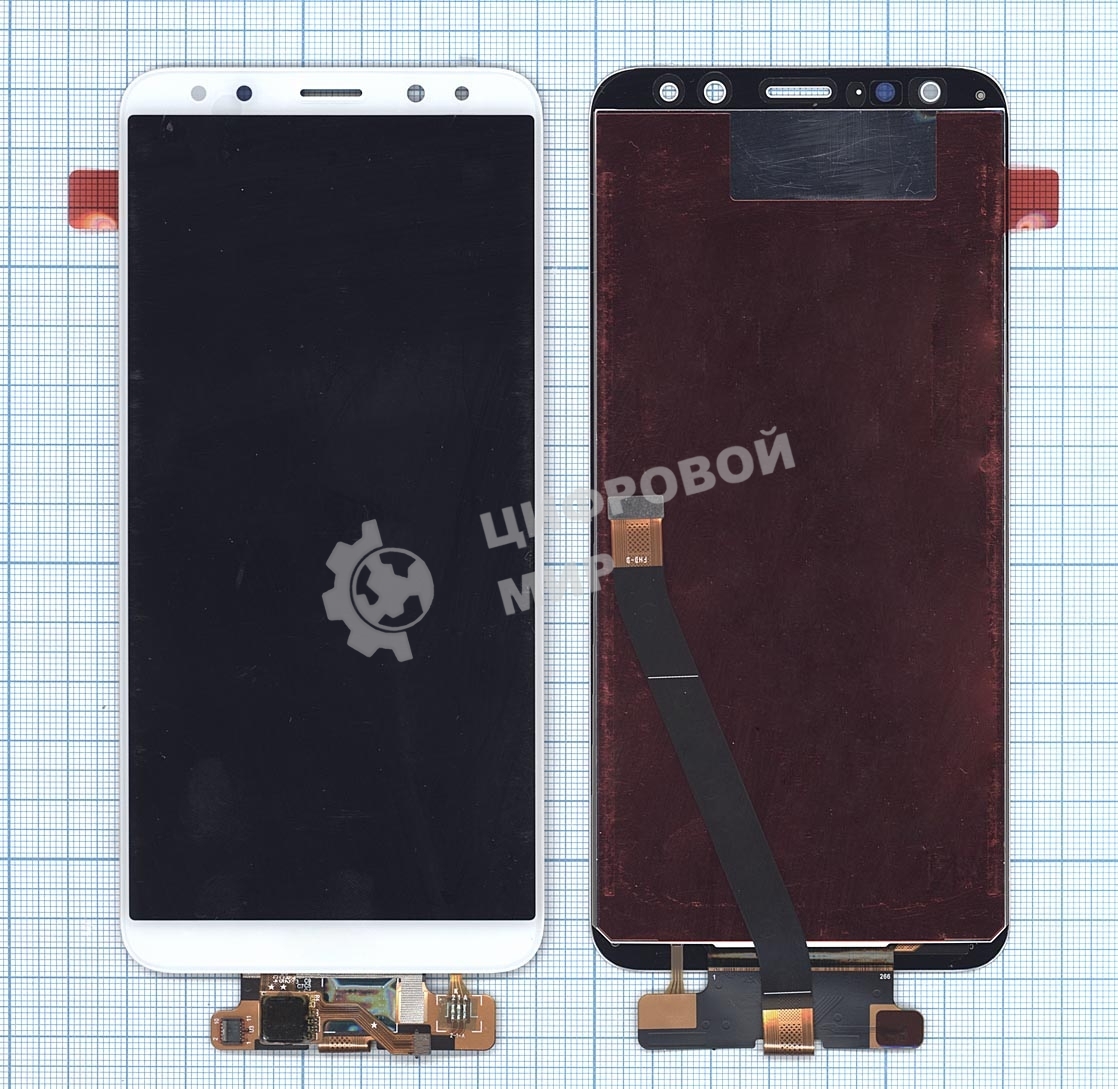 Дисплей для Huawei Nova 2i, Mate 10 Lite белый