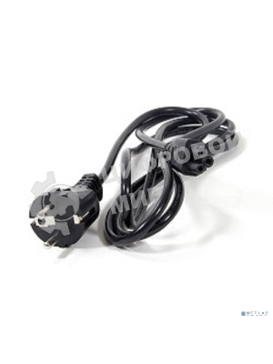 Кабель питания для ноутбуков Telecom 1.8m, 3-pin, с заземлением, 220V (Европейский стандарт)