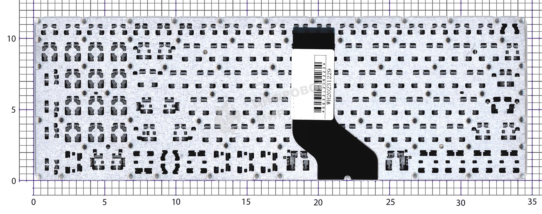 Клавиатура для ноутбука Acer Aspire 5 A517-53G черная