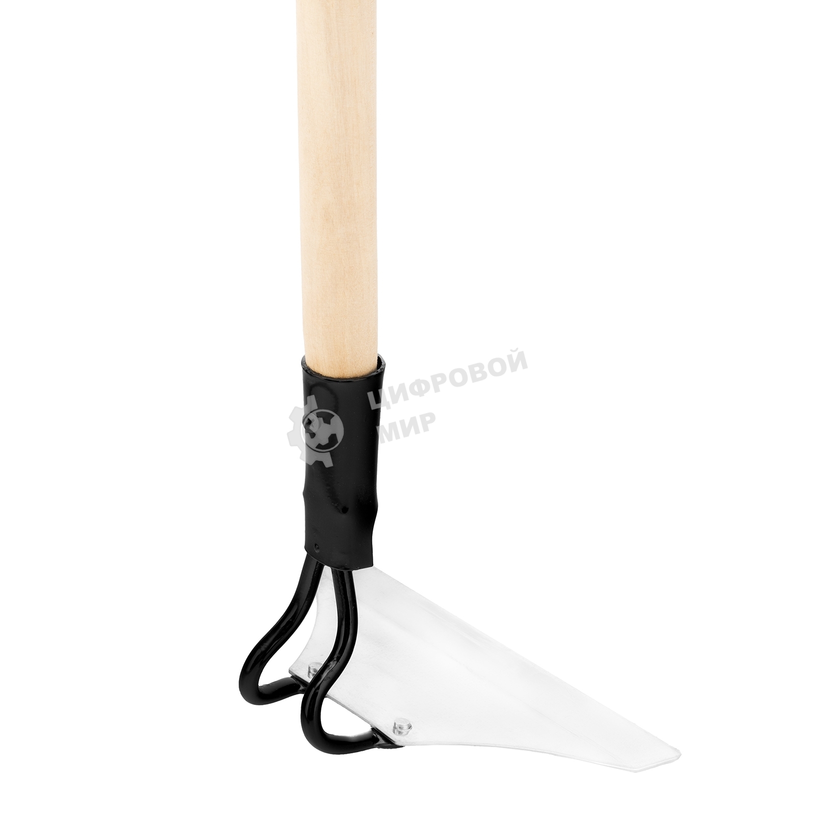 Мотыга Сибртех нержавеющая сталь, 220х85х1300 мм, деревянный черенок