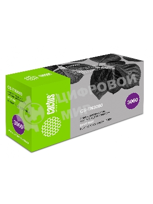 Картридж лазерный Cactus CS-TN3060 черный для Brother HL-5130/5140/5150D/5170DN (6700 стр.)
