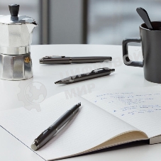 Ручка шариковая Parker IM Monochrome K328 (CW2172961) Gun Metal, M, синие чернила, подарочная коробка