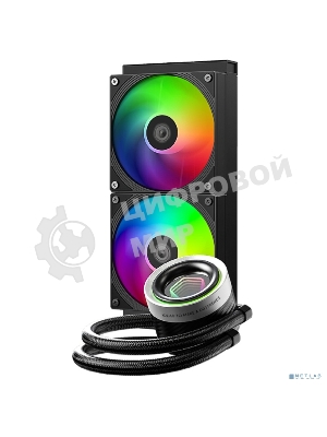 Система жидкостного охлаждения ID-Cooling FX240 INFINITY ARGb черный 120мм алюминий+медь 2000rpm 27.2db 4-pin 300W