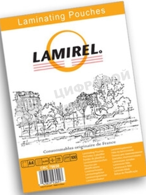 Пленка для ламинирования Lamirel 100мкм A4 (100 шт) глянцевая (LA-78658)