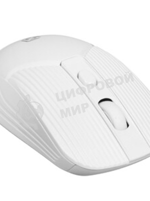 Мышь беспроводная Oklick 509MW белый, 1600 dpi, радиоканал, USB, кнопки - 4