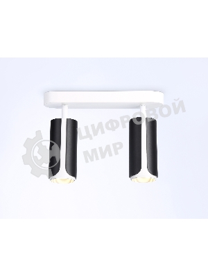 Светильник Ambrella light TN51598/2 BK/WH черный/белый GU10/2 260*60*195