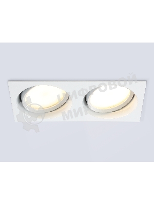 Светильник Ambrella light TN6659/2 WH белый IP44 GX53/2 220*110*48