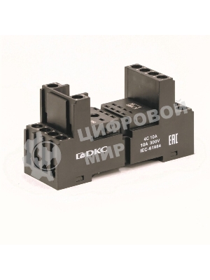 Колодка с винтовыми клеммами для реле на 4 группы: IR-24DC/220DC/230AC-4CO