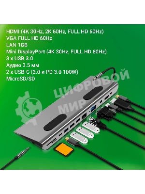 Стыковочная станция Digma DS-990UC G